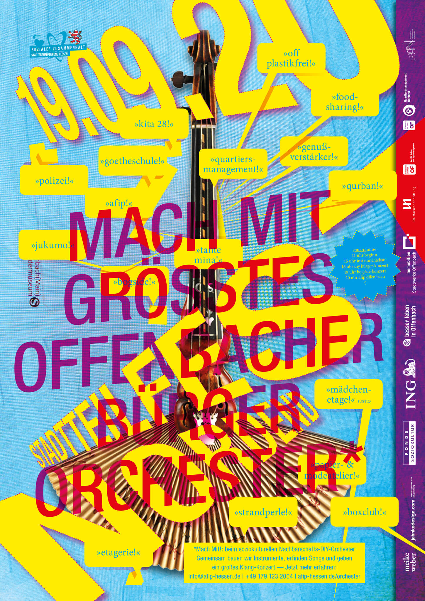 diy orchester offenbach plakat